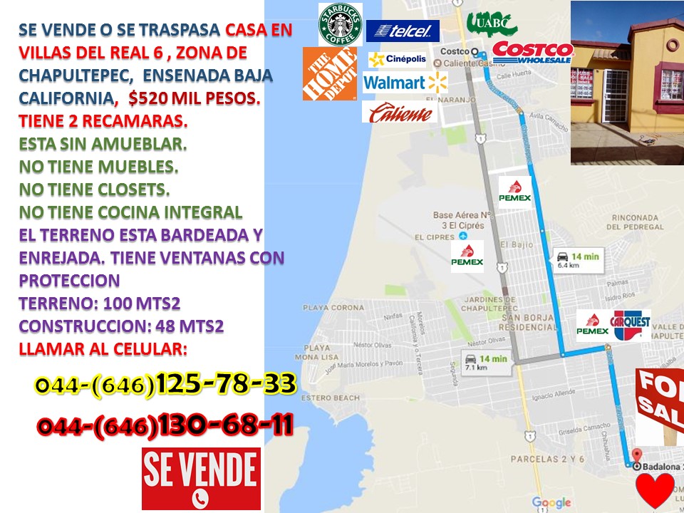 Casa en Venta en VILLAS DEL REAL ll