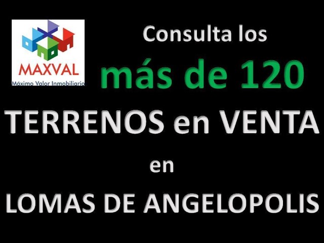 Terreno en Venta en Lomas de Angelopolis