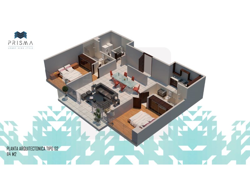 Departamento en Venta en Ex-Hacienda Santa Teresa