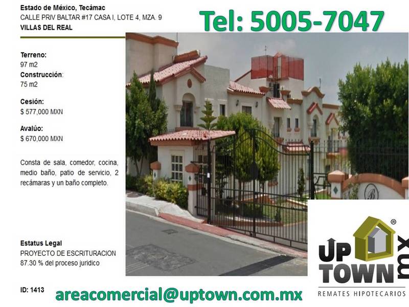 Casa en Venta en Villa del Real