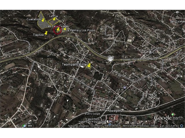 Terreno en Venta en Santiago Tepeticpac